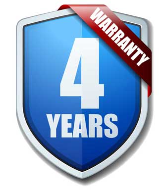 4 Year Warranty